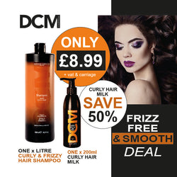DCM Shampoo for Curly & Frizzy Hair